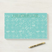 Gepersonaliseerd wetenschapspictogram post-it® notes (Op bureau)