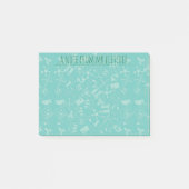 Gepersonaliseerd wetenschapspictogram post-it® notes (Voorkant)