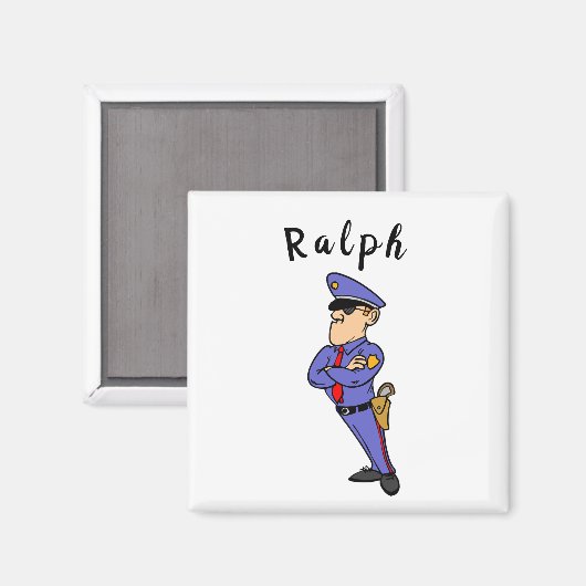 Gepersonaliseerd wetshandhaver magneet (Voorkant / Achterkant)