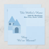 Gepersonaliseerd We've Moved & Housewarming Party  Aankondiging (Voorkant / Achterkant)