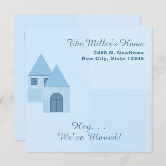 Gepersonaliseerd We've Moved & Housewarming Party Aankondiging (Voorkant / Achterkant)