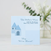 Gepersonaliseerd We've Moved & Housewarming Party  Aankondiging (Staand voorkant)