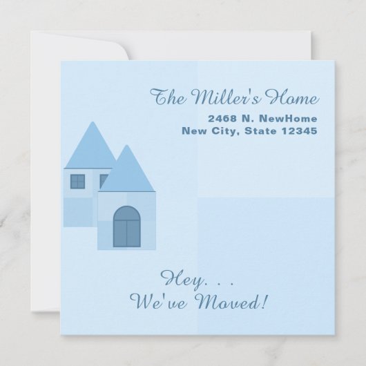 Gepersonaliseerd We've Moved & Housewarming Party  Aankondiging (Voorkant)