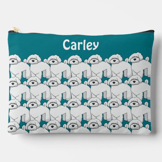 Gepersonaliseerd whitepapatroon overspoelen etui (Voorkant)