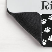 Gepersonaliseerd whitepauzerafdrukpatroon muismat (Hoek)