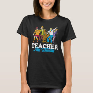 Gepersonaliseerd   Whole Gang 13 Mystery Inc leraa T-shirt