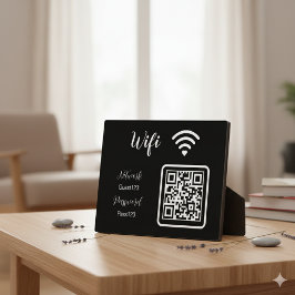 Gepersonaliseerd WiFi-wachtwoord voor bedrijven Fotoplaat
