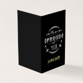 Gepersonaliseerd wij zijn trots op u kaart (Buitenkant)