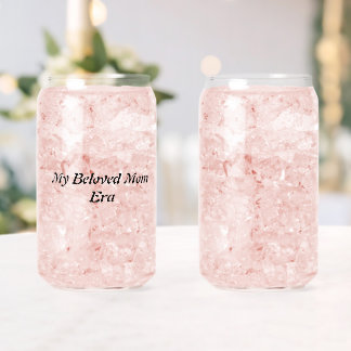 Gepersonaliseerd wijnglazen voor Moederdag Blikvorm Glas