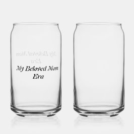 Gepersonaliseerd wijnglazen voor Moederdag Blikvorm Glas