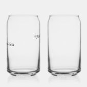 Gepersonaliseerd wijnglazen voor Moederdag Blikvorm Glas (Links)