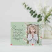 Gepersonaliseerd Wijsheid Gebed met Foto, Naam. .. Briefkaart (Staand voorkant)