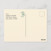 Gepersonaliseerd Wijsheid Gebed met Foto, Naam. .. Briefkaart (Achterkant)