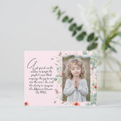 Gepersonaliseerd Wijsheid Gebed met Foto, Naam. .. Briefkaart (Staand voorkant)