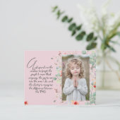 Gepersonaliseerd Wijsheid Gebed met Foto, Naam. .. Briefkaart (Staand voorkant)