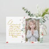 Gepersonaliseerd Wijsheid Gebed met Foto, Naam. .. Kaart (Staand voorkant)
