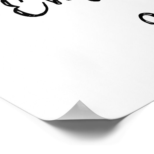 Gepersonaliseerd Wil je me trouwen? Poster (Hoek)