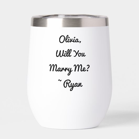 Gepersonaliseerd wil je met me trouwen | Huwelijk  (Achterkant)