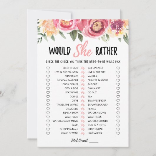 Gepersonaliseerd wil ze liever Kaart Vrijgezellenf (Voorkant)