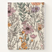 Gepersonaliseerd Wildflower Journal Notitieboek (Achterkant)