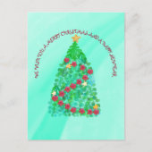GEPERSONALISEERD WILLEN WE U EEN MERRY CHRISTMAS BRIEFKAART (Voorkant)