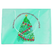 GEPERSONALISEERD WILLEN WE U EEN MERRY CHRISTMAS GROOT CADEAUZAKJE (Voorkant)