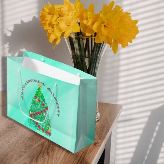 GEPERSONALISEERD WILLEN WE U EEN MERRY CHRISTMAS GROOT CADEAUZAKJE