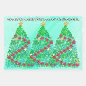 GEPERSONALISEERD WILLEN WE U EEN MERRY CHRISTMAS INPAKPAPIER VEL (Voorkant 3)