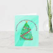 GEPERSONALISEERD WILLEN WE U EEN MERRY CHRISTMAS KAART (Voorkant)