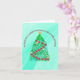 GEPERSONALISEERD WILLEN WE U EEN MERRY CHRISTMAS KAART