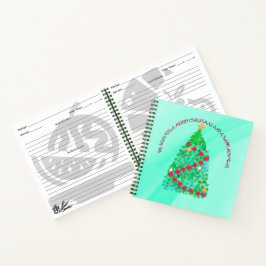 GEPERSONALISEERD WILLEN WE U EEN MERRY CHRISTMAS NOTITIEBOEK