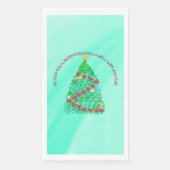 GEPERSONALISEERD WILLEN WE U EEN MERRY CHRISTMAS SERVET (Voorkant)