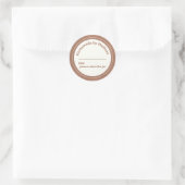 Gepersonaliseerd winkelwagentje | Terug naar de Ja Ronde Sticker (Tas)