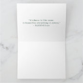 Gepersonaliseerd Winter Wonderland, Snowy USA Kers Kaart (Binnen)