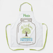 Gepersonaliseerd Wisdom gereserveerd Schort (Voorkant)