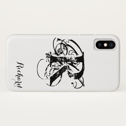 Gepersonaliseerd wit Case-Mate iPhone case (Achterkant (horizontaal))