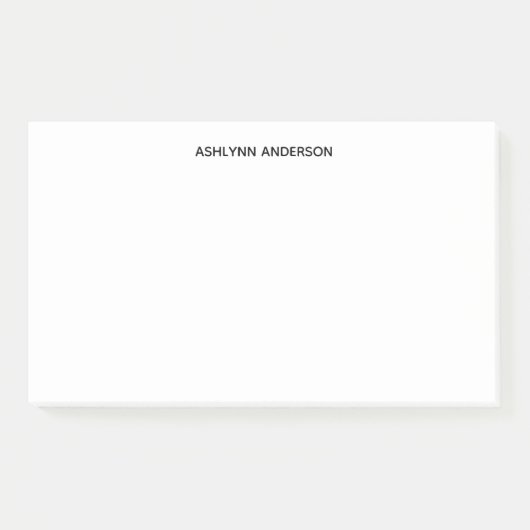 Gepersonaliseerd wit post-it® notes (Voorkant)