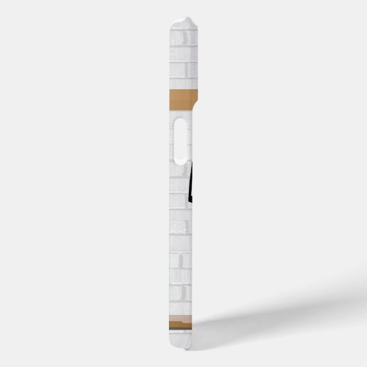 Gepersonaliseerd wit zwart Football Soccer Jersey Case-Mate iPhone Case (Achterkant / Rechts)