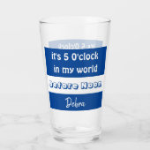 Gepersonaliseerd witty bier glas (Achterkant)