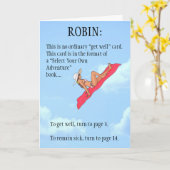 Gepersonaliseerd word goed Kaart (Gele Bloem)