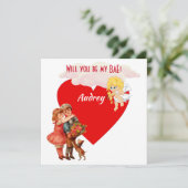 Gepersonaliseerd word jij mijn BAE Cupid Angel Clo (Staand voorkant)