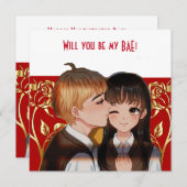 Gepersonaliseerd word jij mijn BAE Rustic Roos Kaa (Voorkant / Achterkant)