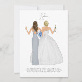 Gepersonaliseerd word jij mijn Bridesmaid Kaart (Voorkant)