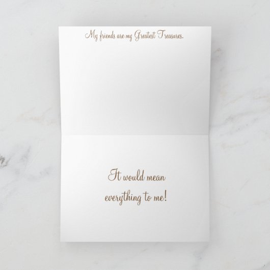 Gepersonaliseerd worden mijn Maid of Honor Rustic  (Binnen)