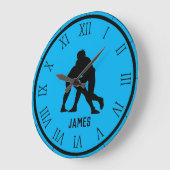 GEPERSONALISEERD WORSTELEN GROTE KLOK (Hoek)