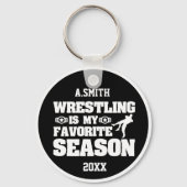 Gepersonaliseerd worstelen is mijn favoriete seizo sleutelhanger (Achterkant)