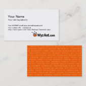 Gepersonaliseerd WyzAnt-Visitekaartjes Visitekaartje (Voorkant / Achterkant)