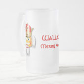 Gepersonaliseerd Xmas Nutkraker King Matglas Bierpul (Voorkant links)