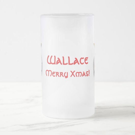 Gepersonaliseerd Xmas Nutkraker King Matglas Bierpul (Center)