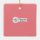 Gepersonaliseerd XMAS Ornament Bohemian Cactus Suc (Achterkant)